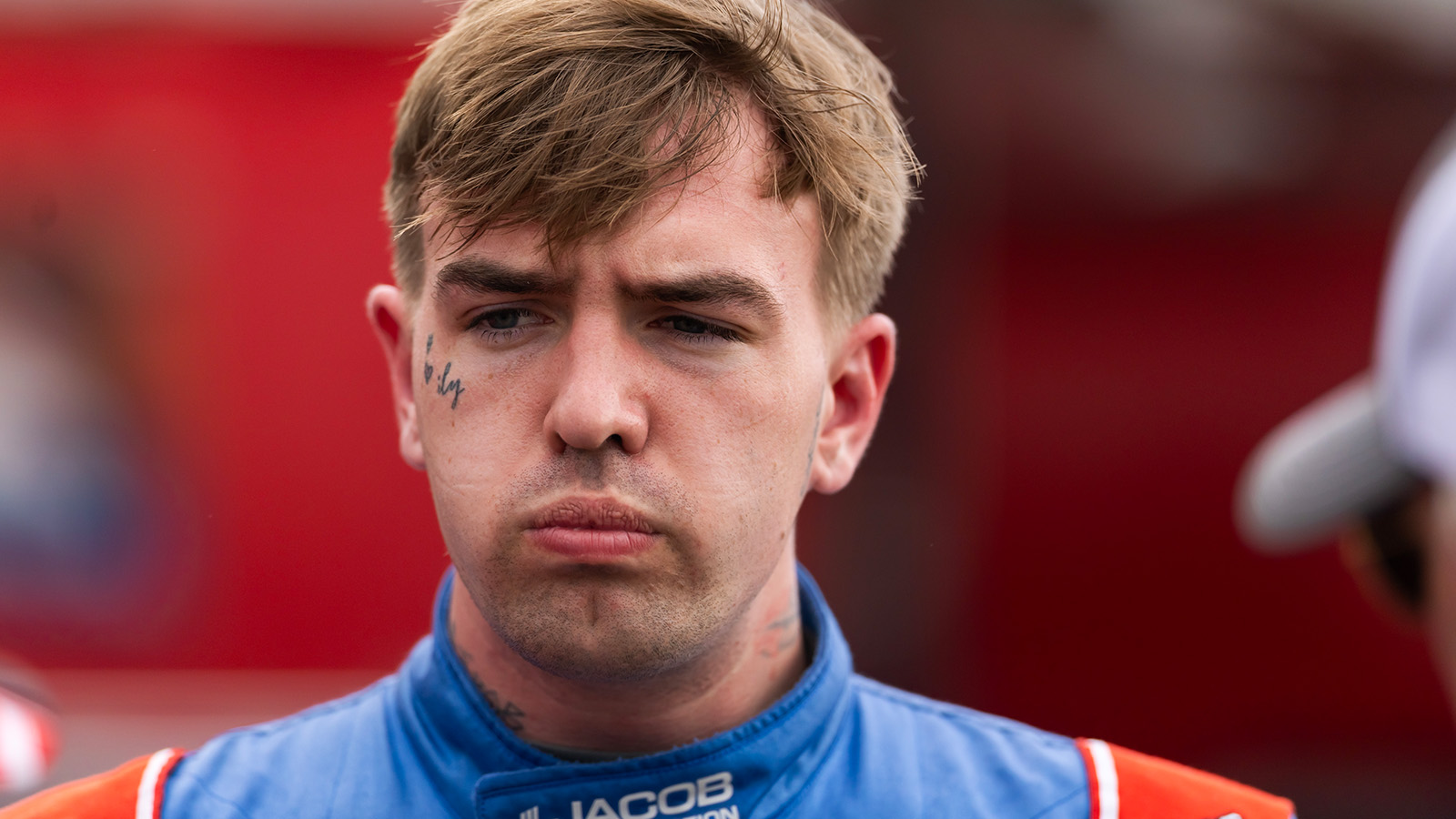 NASCAR Driver Carson Ware Removes Face And Neck Tattoos To Better Represent His Sponsors