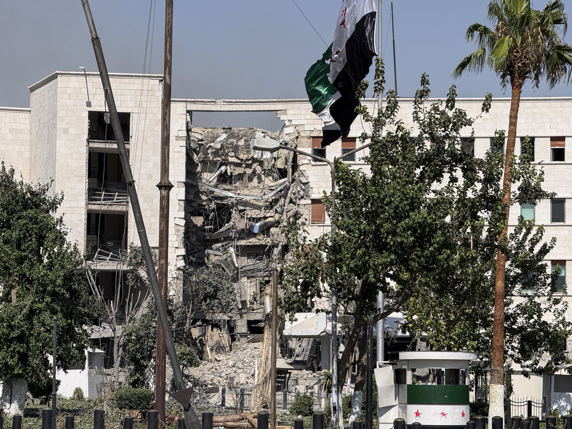 Israel bombards Syria’s Damascus as US says steps agreed to end violence