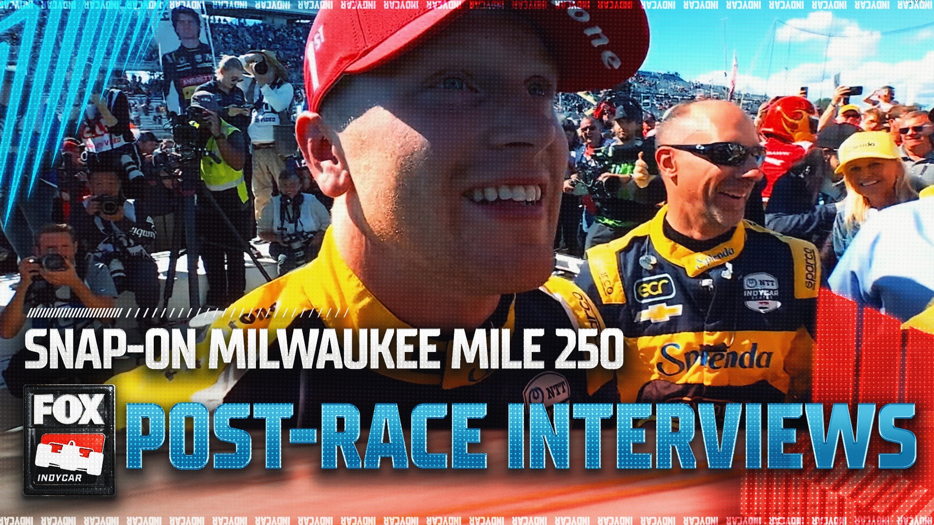 POST-RACE INTERVIEW: Christian Rasmussen on first-career win at Snap-on Milwaukee Mile 250