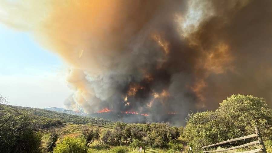 South Rim Fire grows another 100 acres as more personnel come on board
