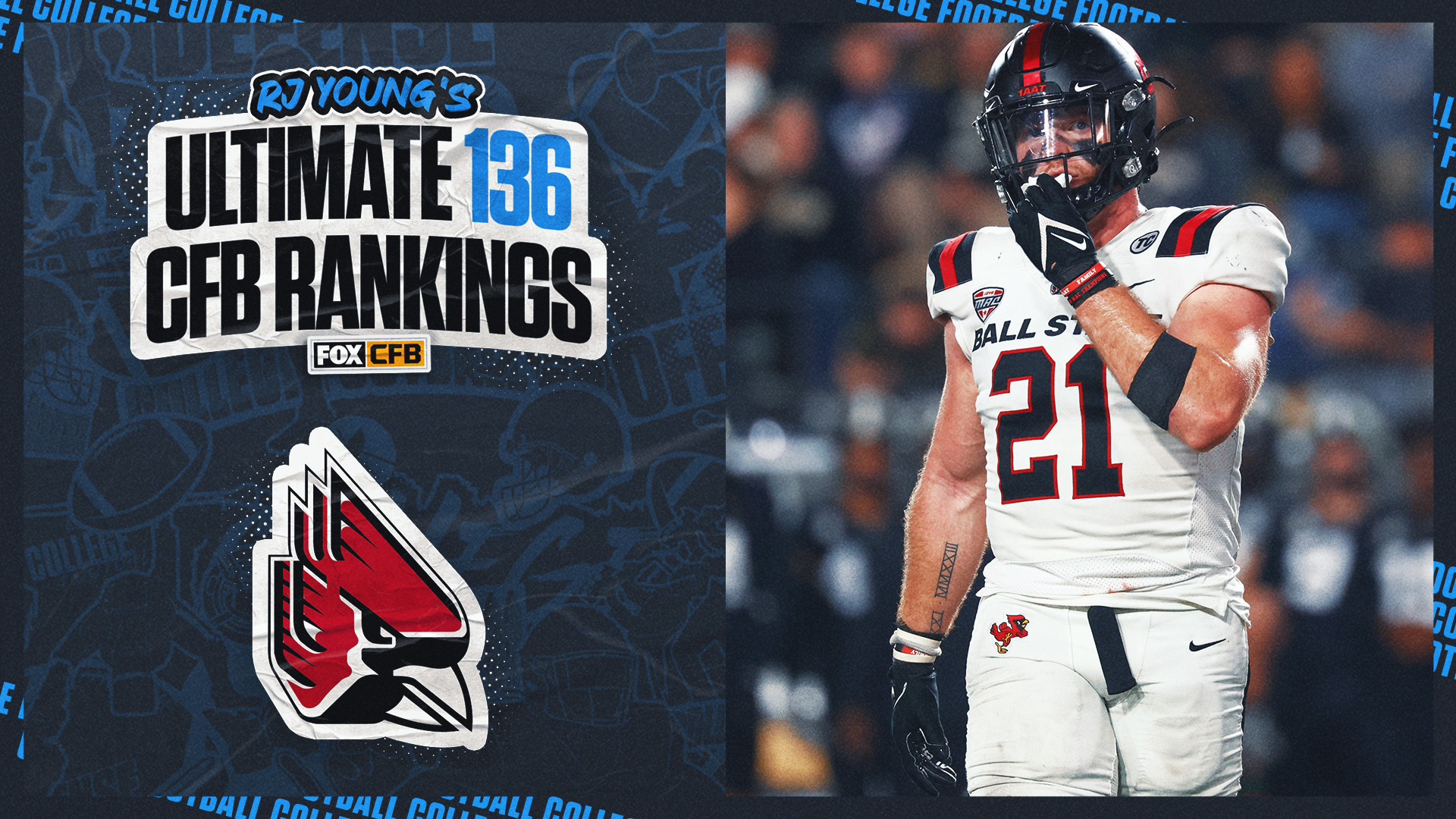 2025 Ball State Football Predictions: Cardinals Ranked 134th in RJ Young's Ultimate 136