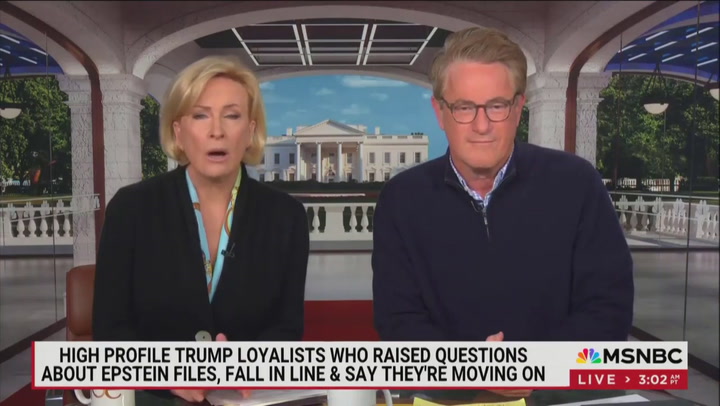 Joe Scarborough blasted Charlie Kirk and Laura Ingraham for having learned almost “overnight” to swallow their outrage over the Justice Department and FBI’s handling of the case.
