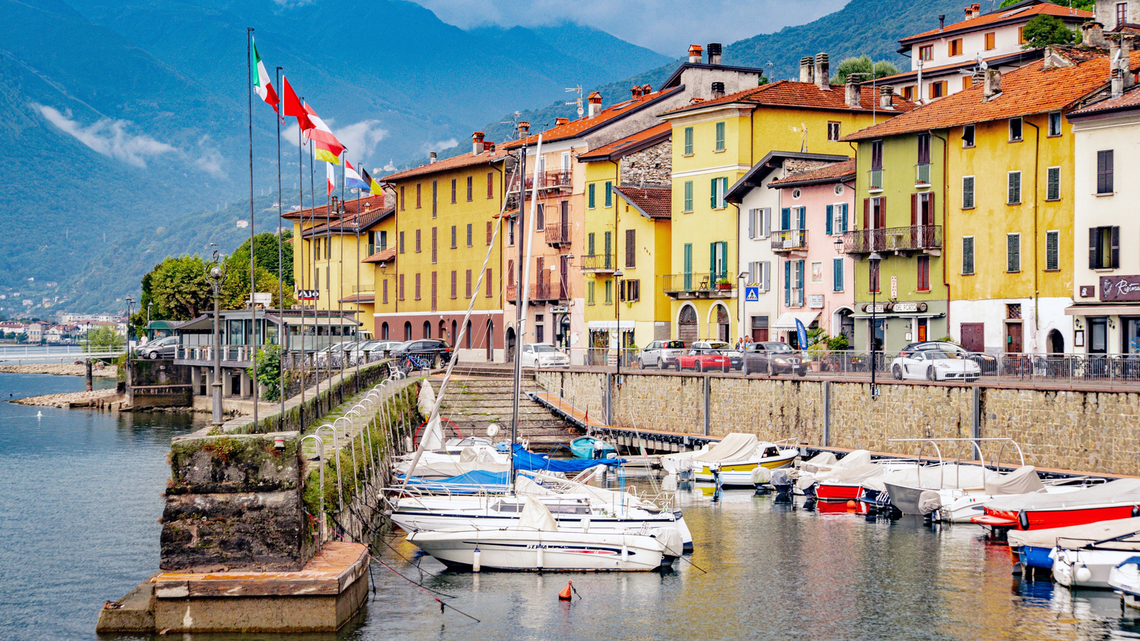 Situated Between Switzerland And Lake Como Is A Lakeside Village With Quiet Beaches And Ancient Olive Groves