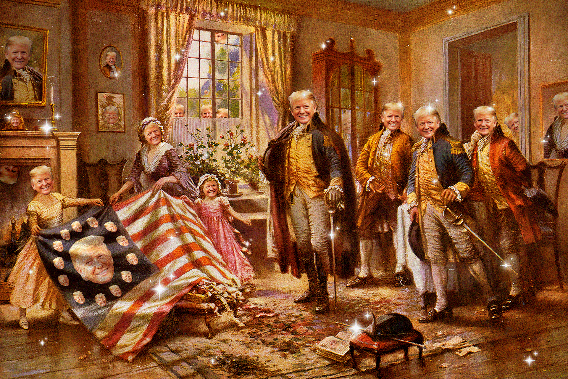 Trump isn’t just remodeling the White House. He’s rebranding America.